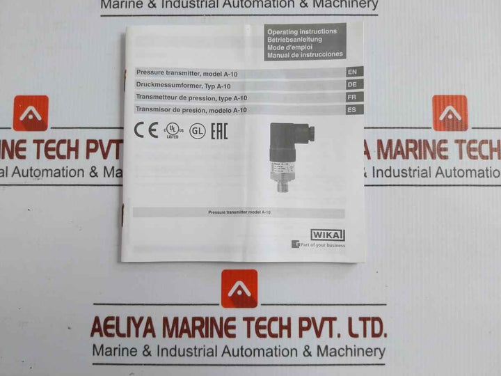 Pressure Transmitter 8..30 V Dc / 25 Ma 12834131 Wika