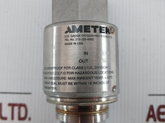 Pressure Transmitter 831Tg0100Bls Ametek 0-100 Psi 4-20Ma