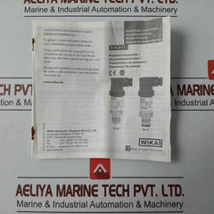 Pressure Transmitter 9013520, 0..4 Bar Dc 10..30 V Wika
