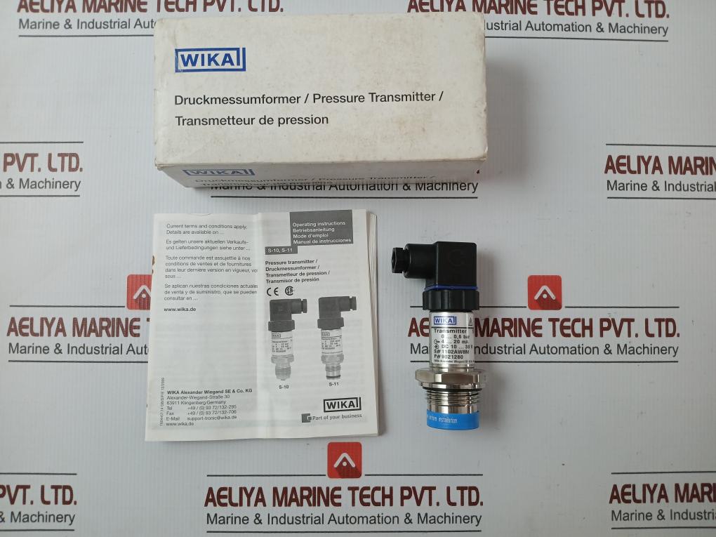 Pressure Transmitter 9021280 Wika 4-20 Ma