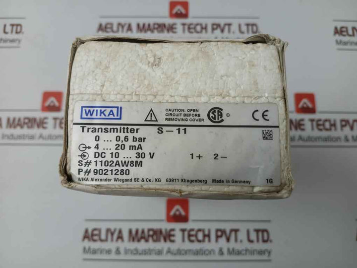 Pressure Transmitter 9021280 Wika 4-20 Ma
