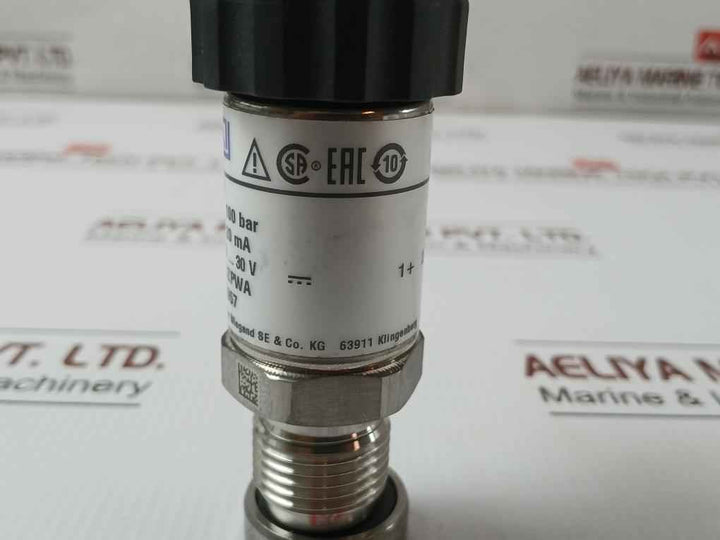 Pressure Transmitter 9073957 Wika 0..100 Bar 4..20 Ma, S-10