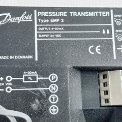 Pressure Transmitter Emp 2 Danfoss 24 Vdc 4-20 Ma