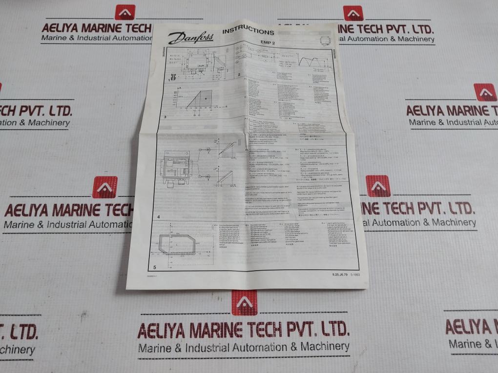 Pressure Transmitter Emp 2 Danfoss 24 Vdc 4-20 Ma
