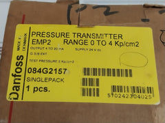 Pressure Transmitter Emp 2 Danfoss 24 Vdc 4-20 Ma