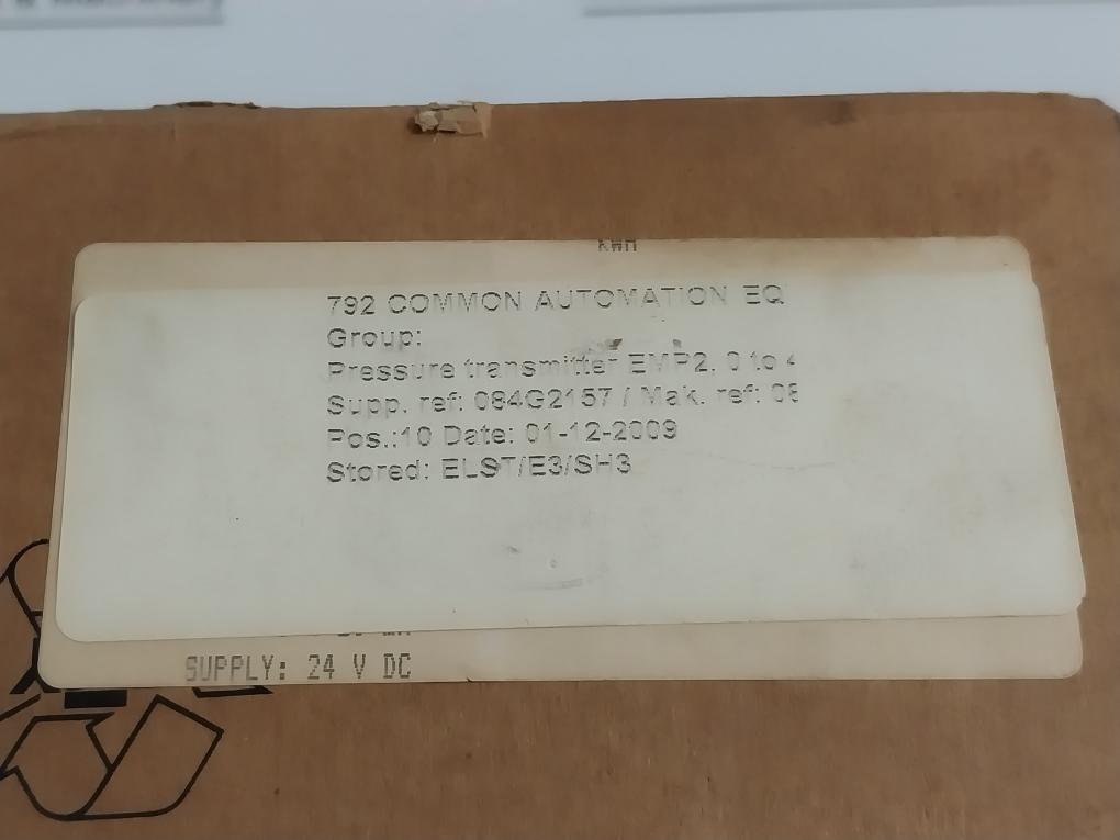 Pressure Transmitter Emp 2 Danfoss 24 Vdc 4-20 Ma