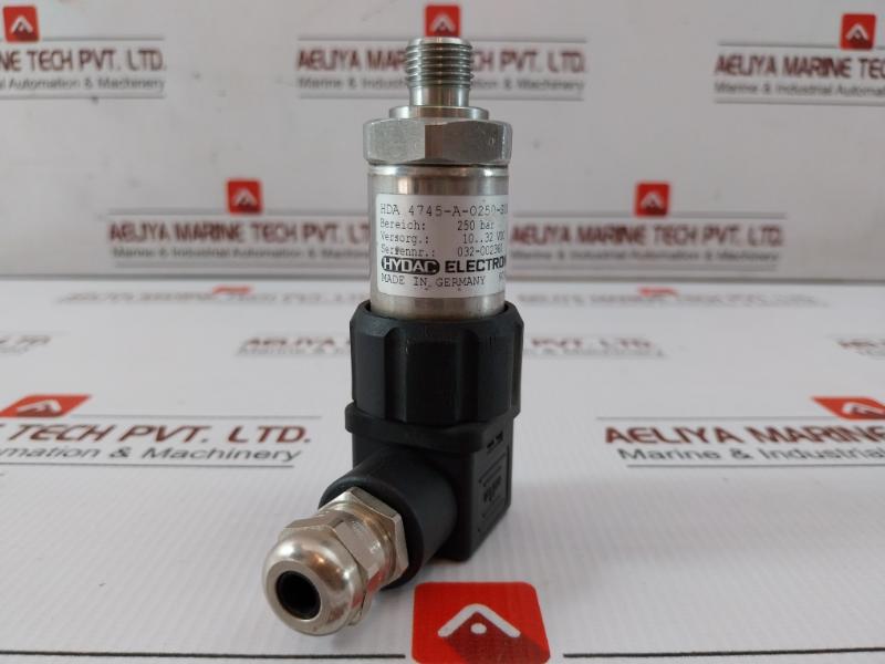 Pressure Transmitter Hda 4745-a-0250-s00 Hydac 10-32 Vdc 250 Bar