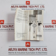 Pressure Transmitter Is-20-s Wika 4..20 Ma 52345556 0..250 Bar
