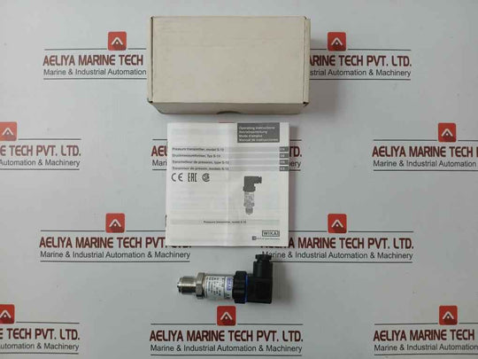 Pressure Transmitter S-10 Wika -1..15 Bar 8629129 Dc10...30V