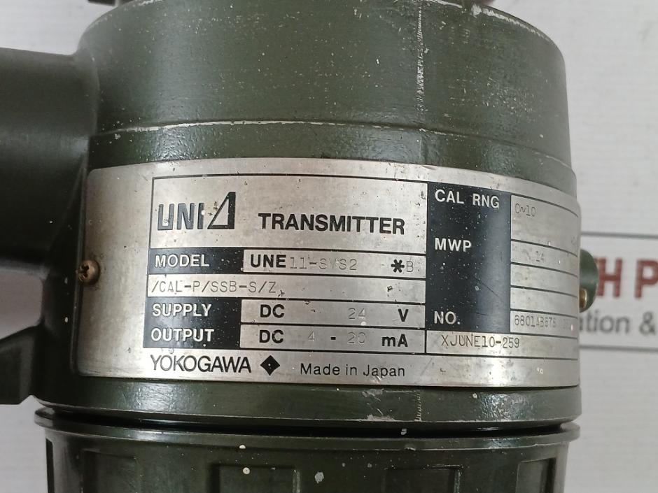 Pressure Transmitter Une11-sms2*B/Cal-p/Ssb-s/Z 14 Mpa Yokogawa