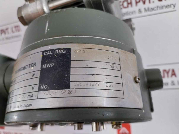 Pressure Transmitter Une11-sms2*B/Cal-p/Ssb-s/Z Yokogawa 0-10 Kpa 14 Mpa