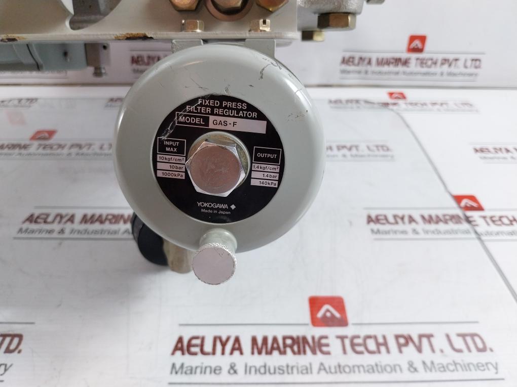 Pressure Transmitter W/ Filter Regulator Y/15A1-lk1/L/Gas-fm/Cal-m Yokogawa -25~100 Mmh2O