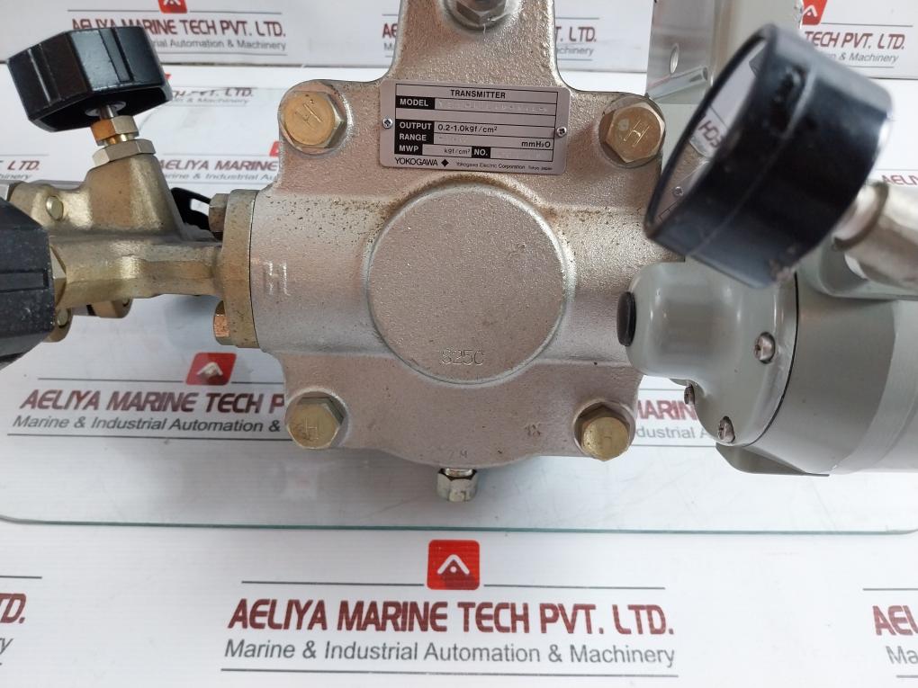 Pressure Transmitter W/ Filter Regulator Y/15A1-lk1/L/Gas-fm/Cal-m Yokogawa -25~100 Mmh2O