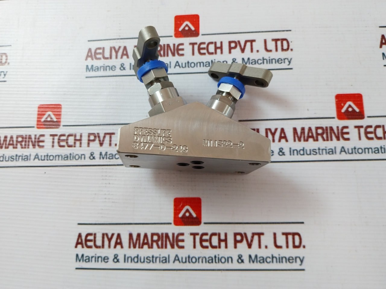 Pressure Dynamics 8477-d-24C Dual Needle Valve Manifold