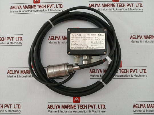 Pressure & Level Transmitter 5M Cable Enraf Marine Systems M22865 Pl 3700