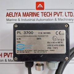 Pressure & Level Transmitter Pl 3700 Auxitrol 4-20Ma 3 Meter 0-175 Mbar