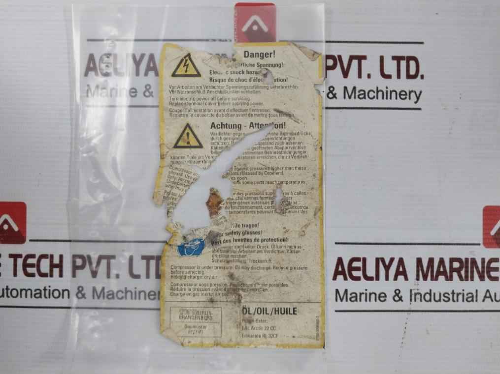 Prestcold Pk10X/0014P-07 Hermetic Compressor 220-240V 50Hz