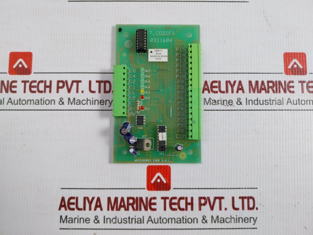 Printed Circuit Board 0311604 Ascensores Enor S.A.L