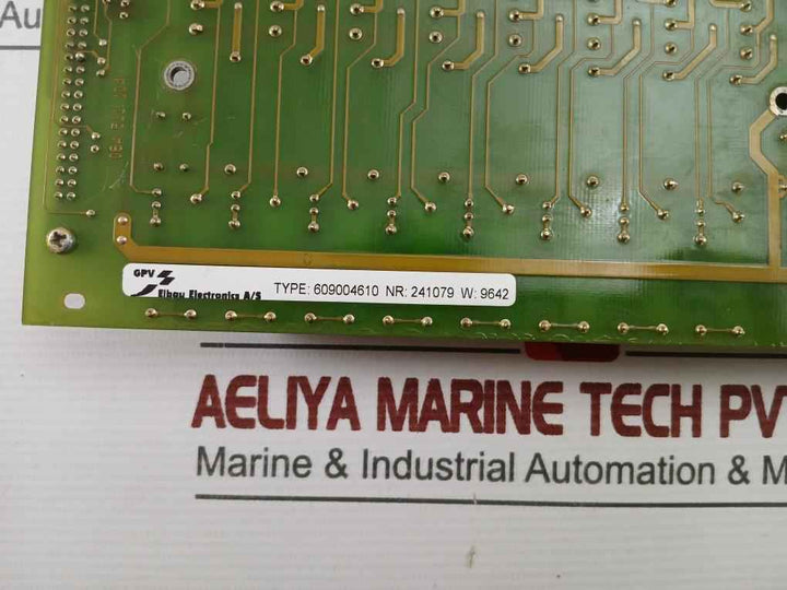 Printed Circuit Board Card Part No.609004610 Soren T.Lyngso