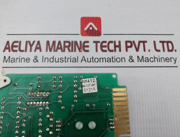 Printed Circuit Board Rev I Am412 Westech Gear