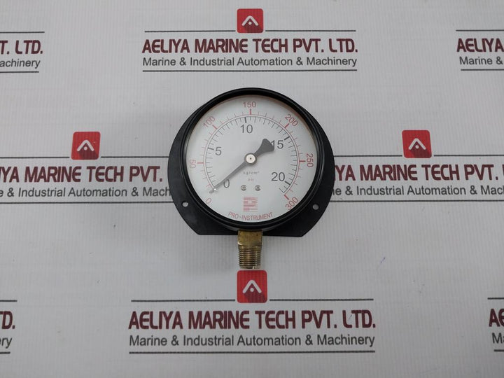 Pro-Instrument 0-20 Kg/Cm2 Pressure Gauge 0-300 Psi