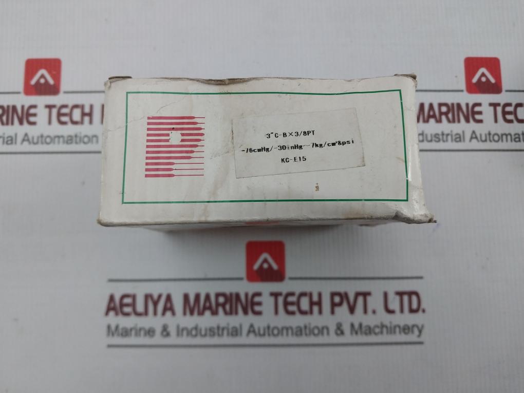 Pro-Instrument Kc-E15 Pressure Gauge Cmhg -76 To 5 Kg/Cm2