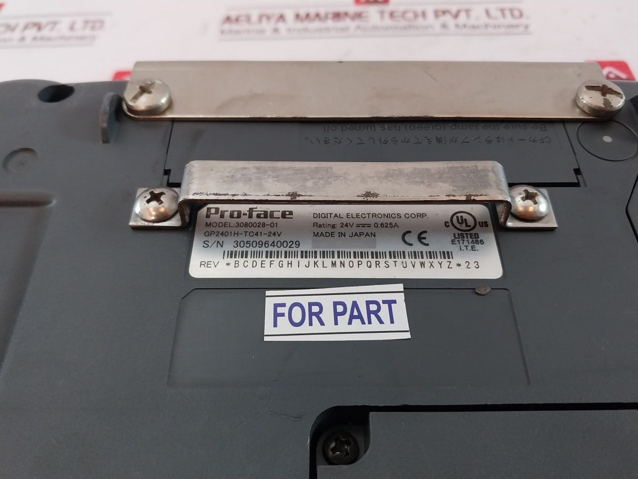 Pro-face 3080028-01 Operator Interface Panel Gp2401H-tc41-24V 1.250 Kg