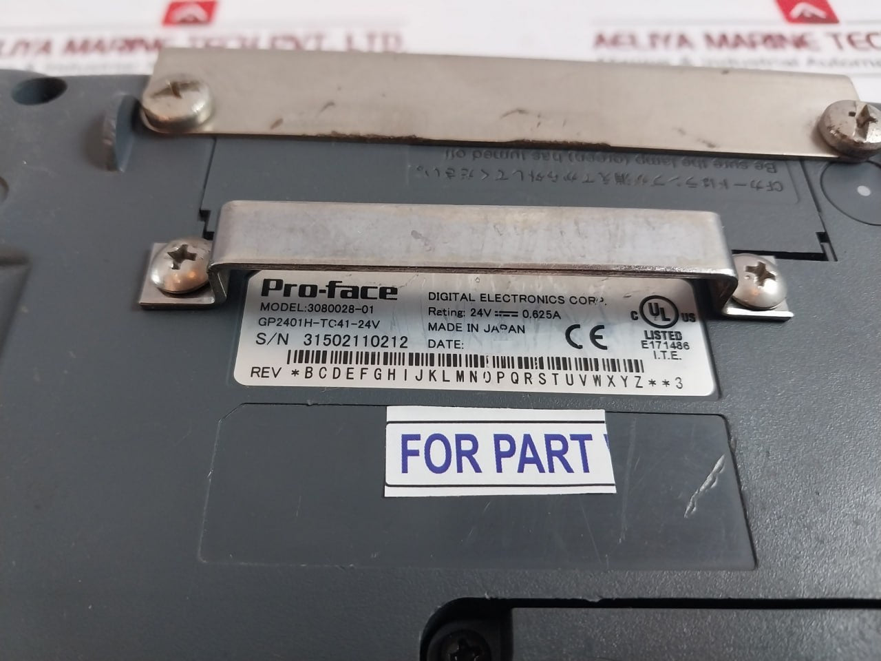 Pro-face 3080028-01 Operator Interface Panel Gp2401H-tc41-24V