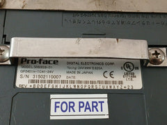 Pro-face 3080028-01 Operator Panel E171486 24V-0.625A Gp2401H-tc41-24V 0.625A