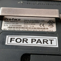 Pro-face Hmi Operator Interface Module 24V 3080028-01