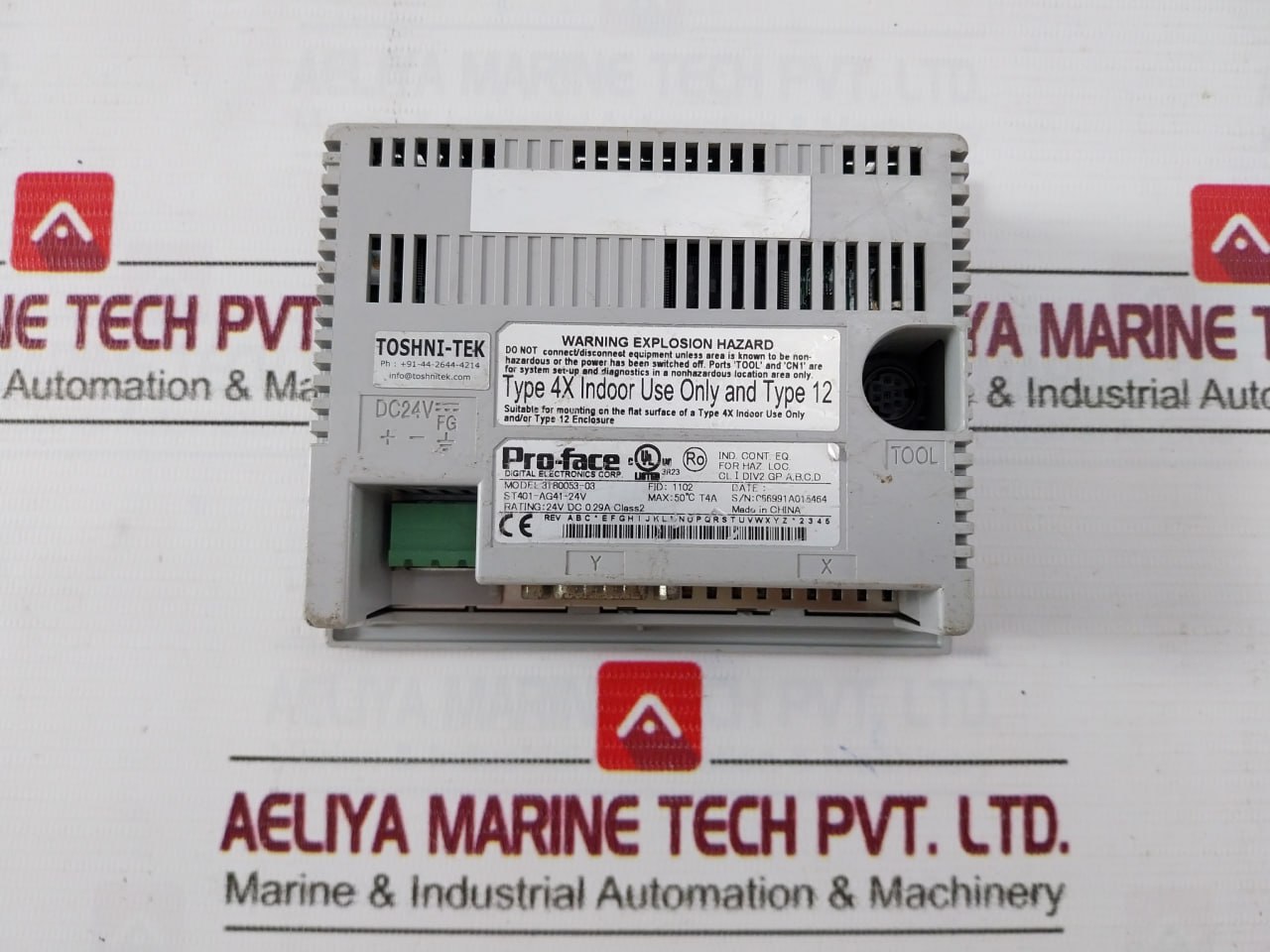 Pro-face 3180053-03 Touch Screen Panel 24V Dc 0.29A 50°C