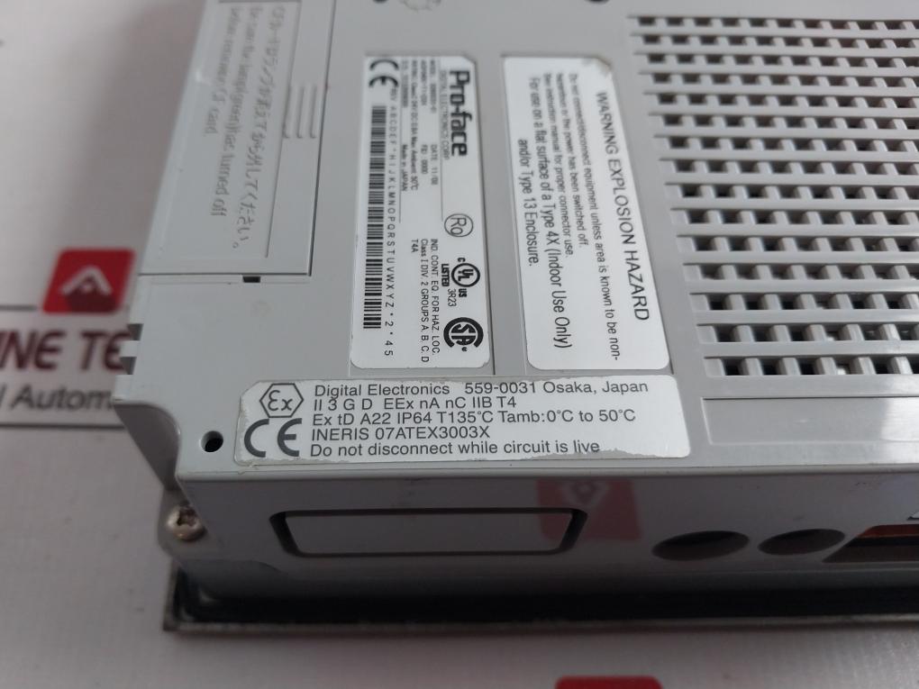 Pro-face 3280035-01 Human Machine Interface, Three Phase 28W Rev: A To Z / G