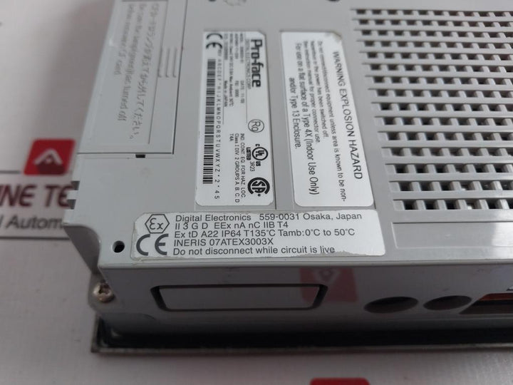 Pro-face 3280035-01 Human Machine Interface, Three Phase 28W Rev: A To Z / G