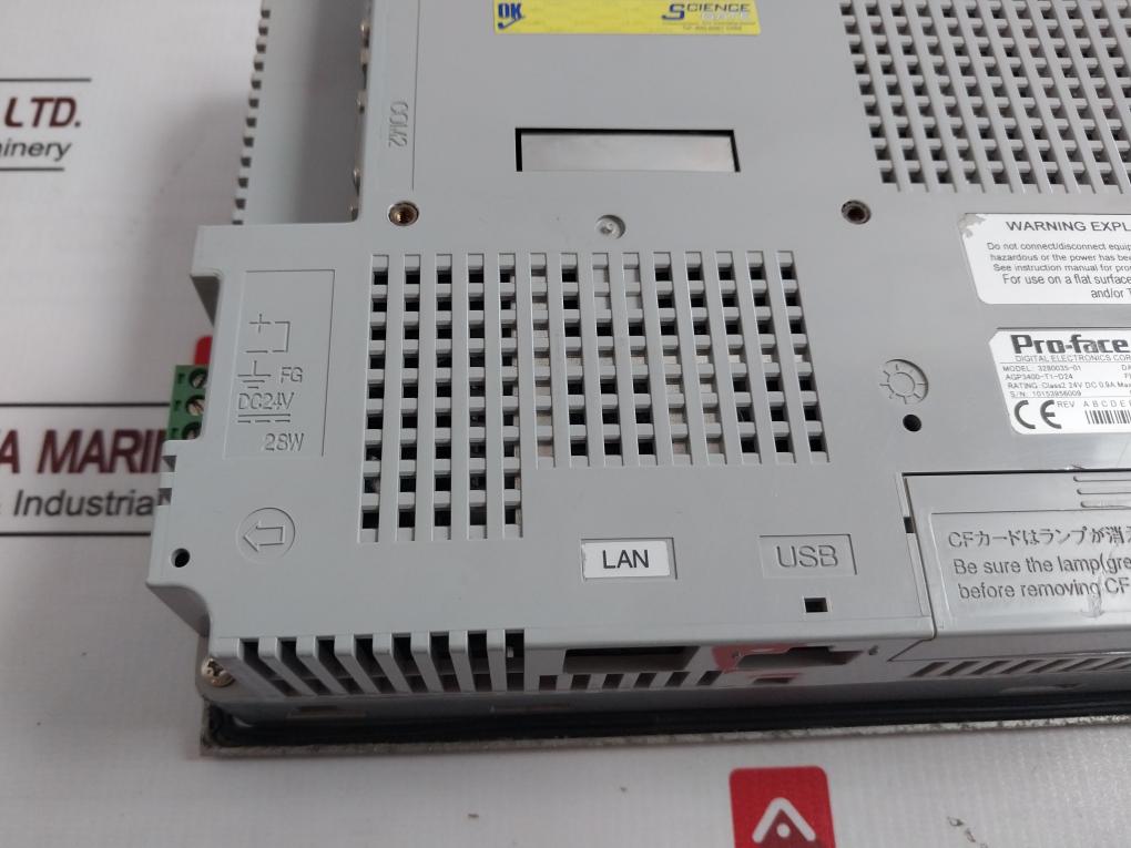 Pro-face 3280035-01 Human Machine Interface, Three Phase 28W Rev: A To Z / G