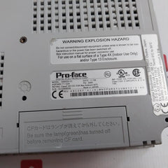 Pro-face 3280035-01 Human Machine Interface, Three Phase 28W Rev: A To Z / G