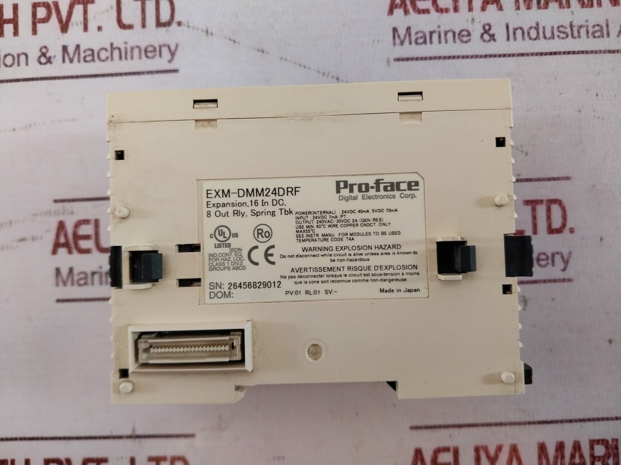 Pro-face Exm-dmm24Drf Digital Expansion Module 24Vdc 40Ma 5Vdc 70Ma 240Vac/30Vdc