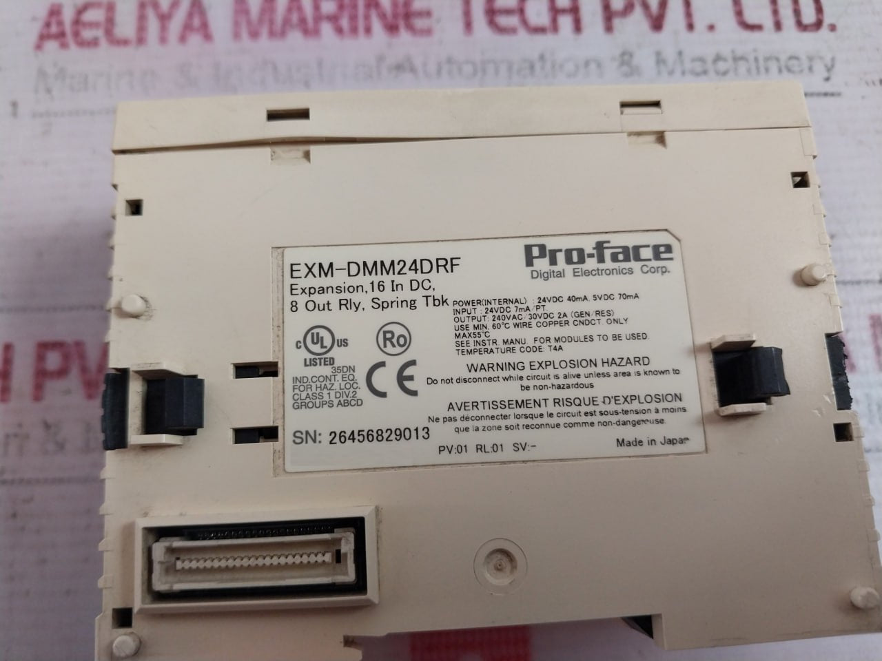 Pro-face Exm-dmm24Drf Digital Expansion Module 24Vdc 40Ma, 5Vdc 70Ma