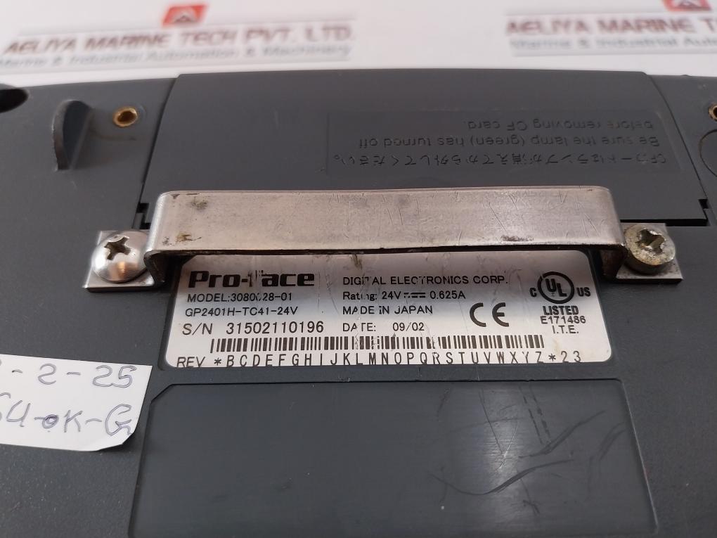 Pro-face Gp2401H-tc41-24V Touch Screen Panel E171486