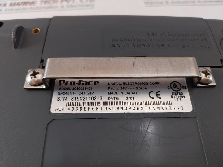 Pro-face Gp2401H-tc41-24V Touch Screen Panel E171486 3080028-01