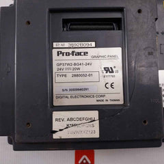 Pro-face Gp37w2-bg41-24v Graphic Panel 24v 20w (Not Working)