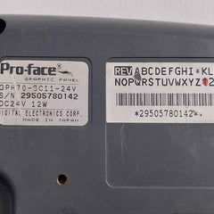 Pro-face Gph70-sc11-24v Graphic Panel 1.5-meter Dc24v 12w (Not Working)