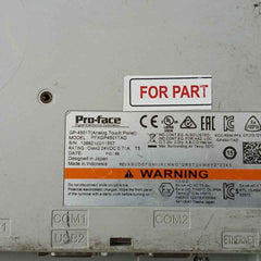 Pro-face Pfxgp4501Tad Hmi Analog Touch Screen 24Vdc 0.71A T5 (Not Working)