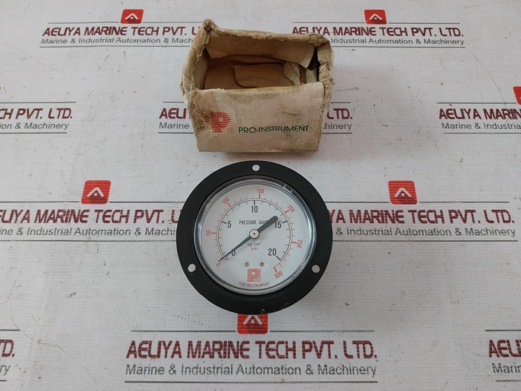 Pro-instrument 0-300 Psi Pressure Gauge 0-20 Kg/Cm2