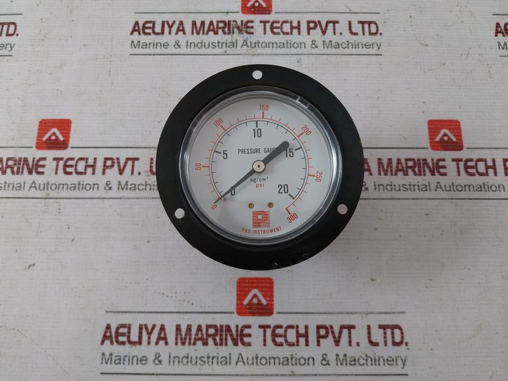 Pro-instrument 0-300 Psi Pressure Gauge 0-20 Kg/Cm2