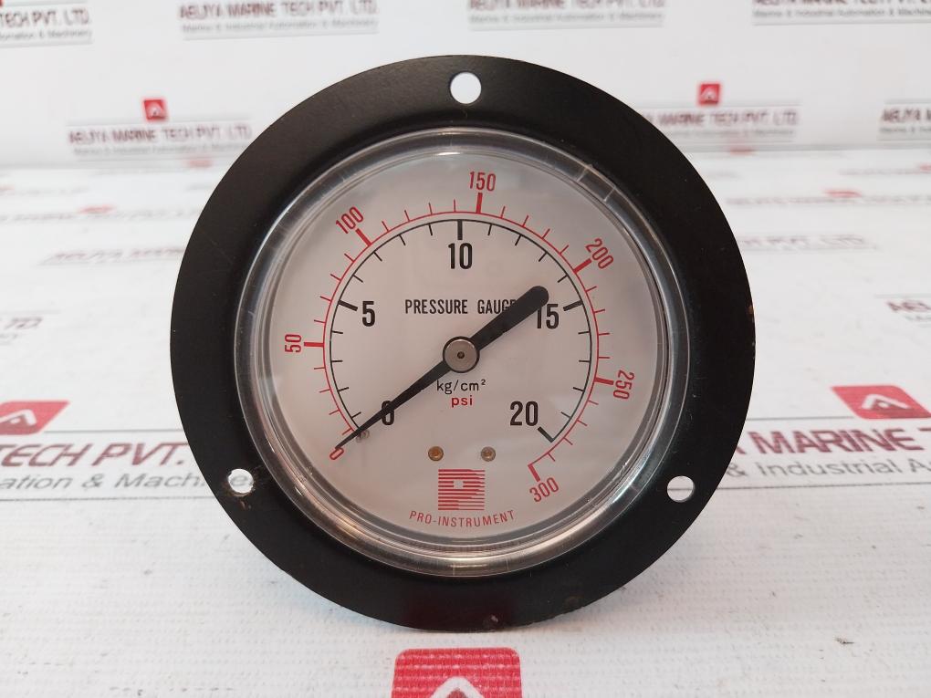 Pro-instrument 0-300 Psi Pressure Gauge 0-20 Kg/Cm2