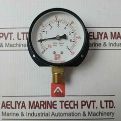 Pro-instrument 3"C-bx3/8Pt Pressure &amp; Temperature Gauge -30 Inhg To +100 Psi