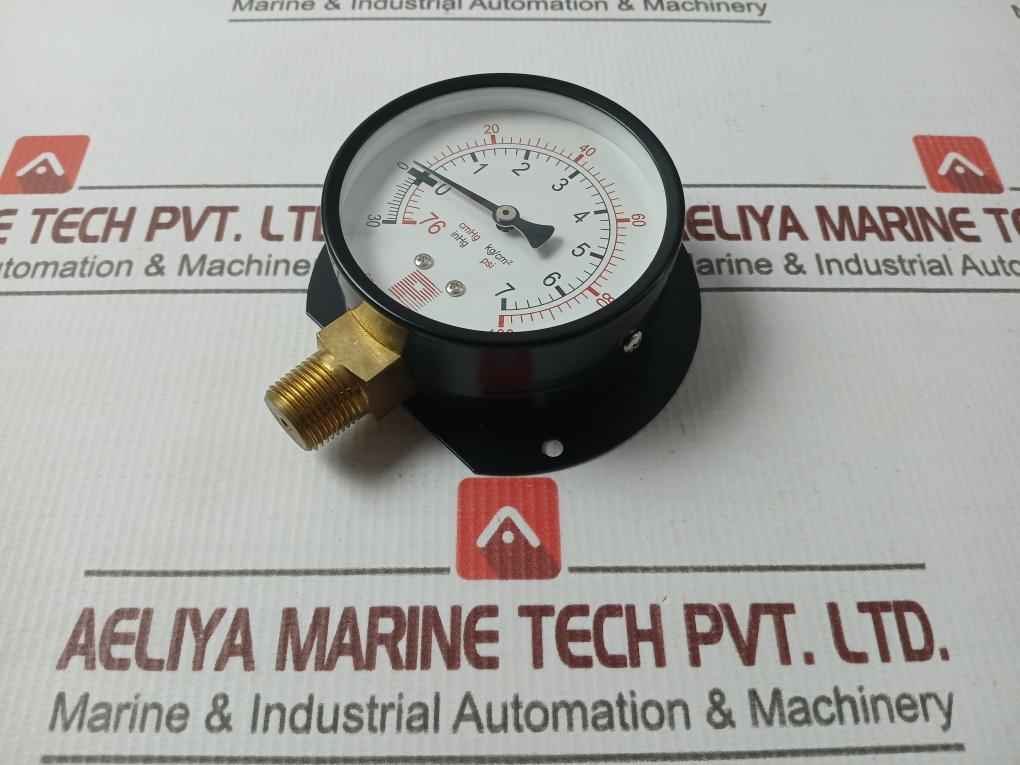 Pro-instrument 3"C-bx3/8Pt Pressure &amp; Temperature Gauge -30 Inhg To +100 Psi