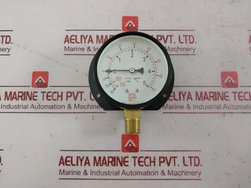 Pro-instrument P100 C-b 3" Pressure & Temperature Gauge 3/8" Pt 0-70 Psi