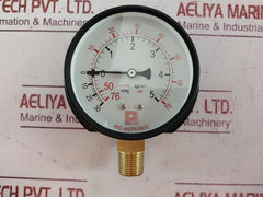 Pro-instrument P100 C-b 3" Pressure & Temperature Gauge 3/8" Pt 0-70 Psi