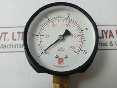 Pro-instrument P100 P-b 3" Analog Pressure Gauge 0-10 Kg/Cm² 0-150 Ps